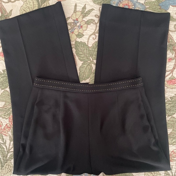 Black Cropped Trousers - Picture 3 of 7